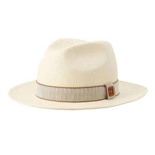 エルメス ハット リオ H カット ハット 藁 サイズ59 HERMES 帽子 メンズ