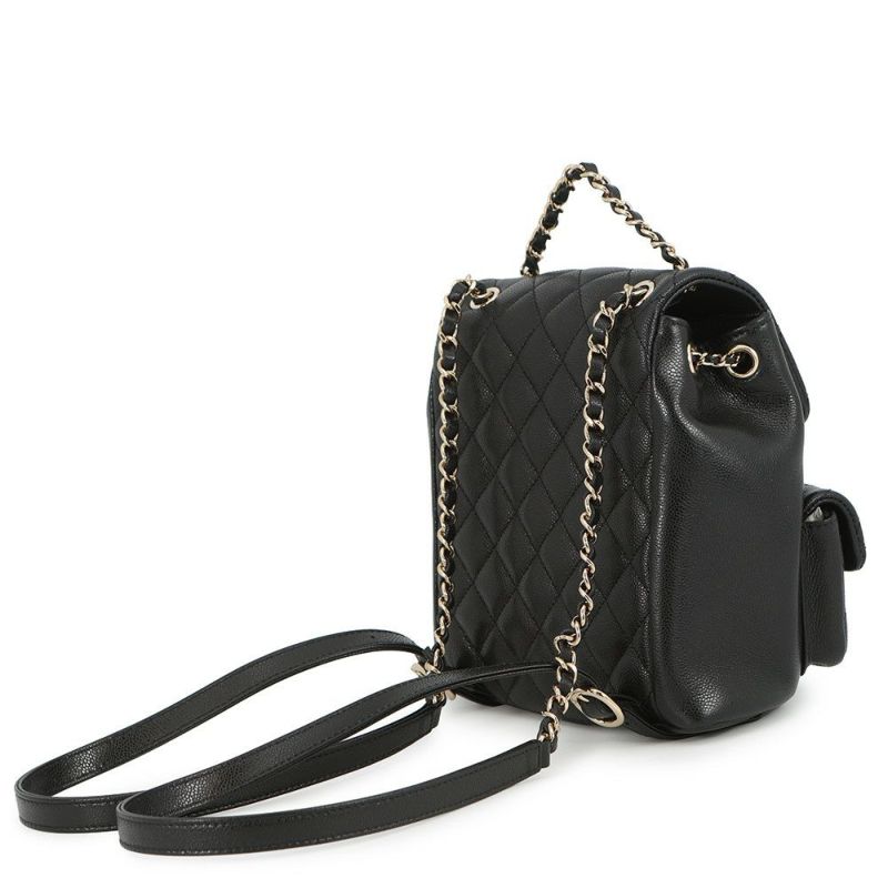 シャネル リュック マトラッセ ココマーク キャビアスキン AS3860 CHANEL バックパック バッグ 黒