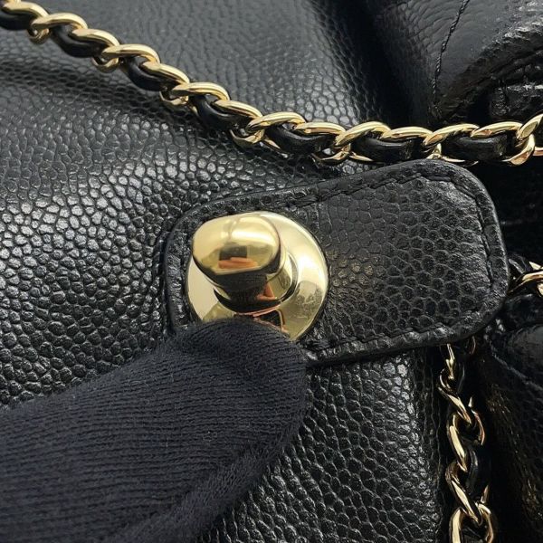 シャネル リュック マトラッセ ココマーク キャビアスキン AS3860 CHANEL バックパック バッグ 黒