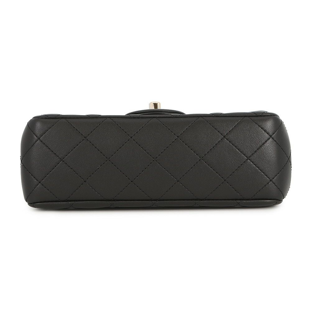 シャネル チェーンショルダーバッグ ココマーク マトラッセ20 ココボール ラムスキン AS1787 CHANEL 黒