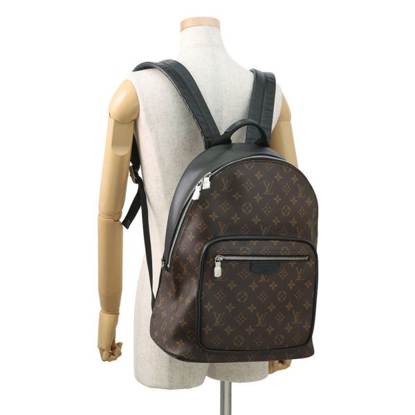 ルイヴィトン リュック モノグラム・マカサー ジョッシュ NV M45349 LOUIS VUITTON ヴィトン バッグパック 黒 ブラック