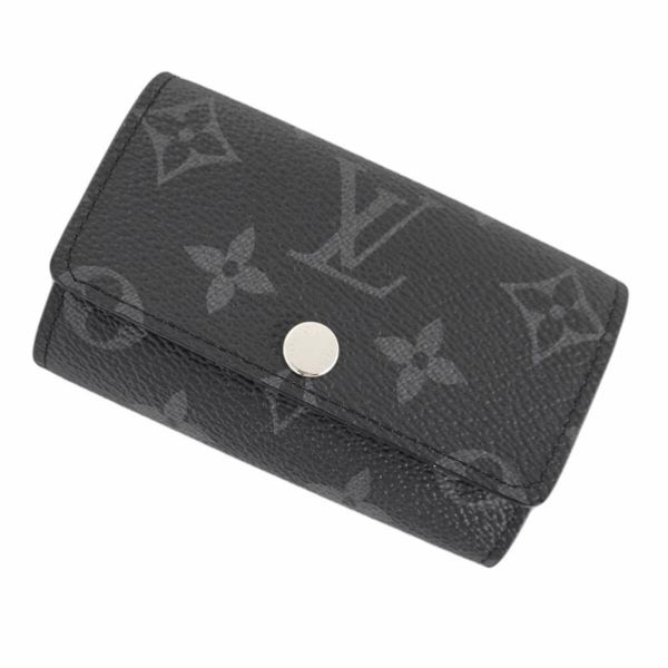 ルイヴィトン キーケース モノグラム・エクリプス ミュルティクレ6 M82603 LOUIS VUITTON 黒