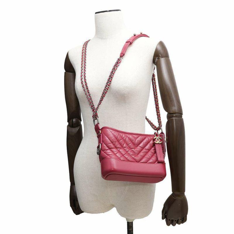 シャネル チェーンショルダーバッグ シェブロン ココマーク ガブリエル ドゥ シャネル スモール ホーボーバッグ A91810 Vステッチ