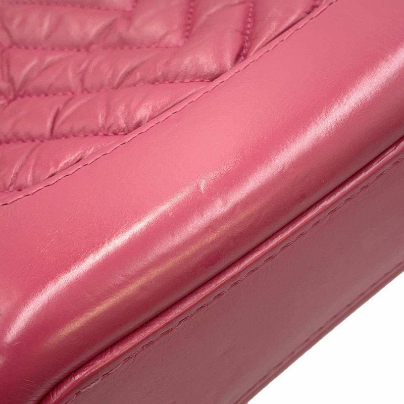 シャネル チェーンショルダーバッグ シェブロン ココマーク ガブリエル ドゥ シャネル スモール ホーボーバッグ A91810 Vステッチ