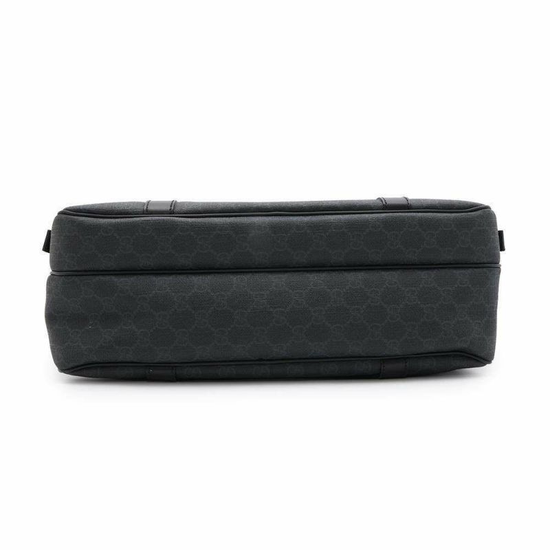グッチ ビジネスバッグ GGスプリーム ブリーフケース PVC/レザー 322074 GUCCI ハンドバッグ 黒 キャリーオンバッグ