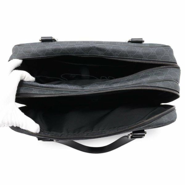 グッチ ビジネスバッグ GGスプリーム ブリーフケース PVC/レザー 322074 GUCCI ハンドバッグ 黒 キャリーオンバッグ
