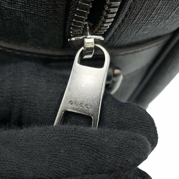 グッチ ビジネスバッグ GGスプリーム ブリーフケース PVC/レザー 322074 GUCCI ハンドバッグ 黒 キャリーオンバッグ