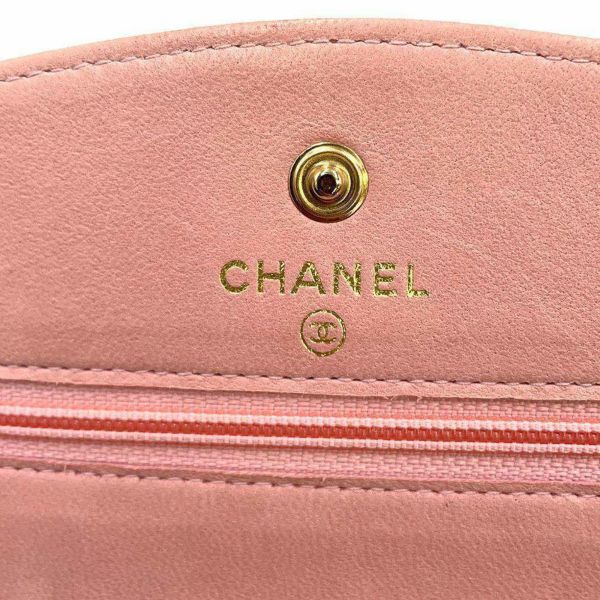 シャネル チェーンウォレット ココマーク キャビアスキン A48654 CHANEL チェーンショルダーバッグ 財布