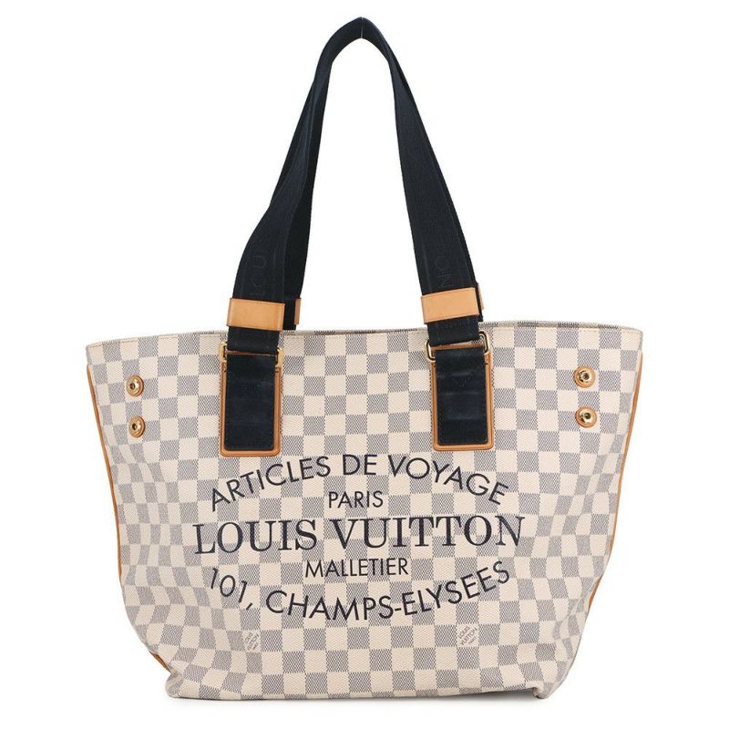 ルイヴィトン トートバッグ ダミエ・アズール プランソレイユ カバ PM N41179 LOUIS VUITTON ヴィトン バッグ