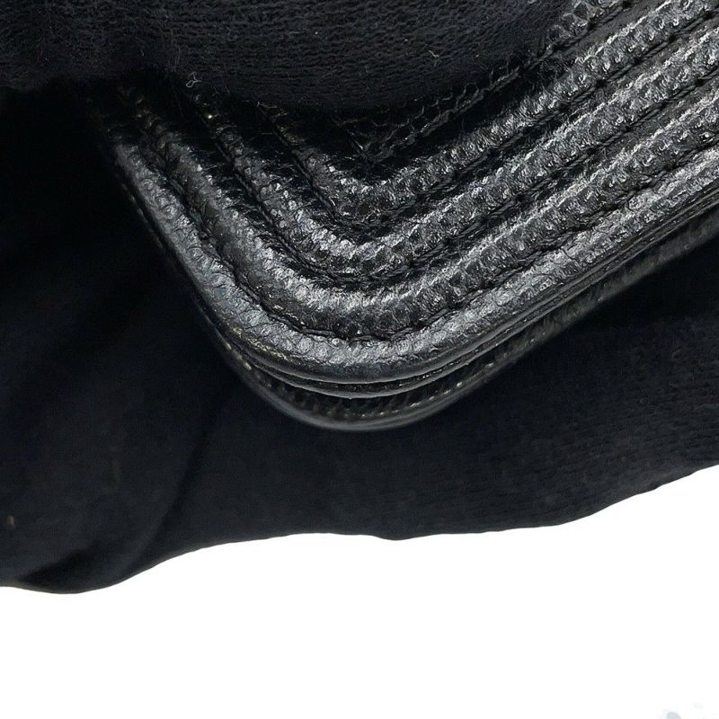 シャネル チェーンウォレット ボーイシャネル マトラッセ ココマーク キャビアスキン AP1117 CHANEL 財布 黒