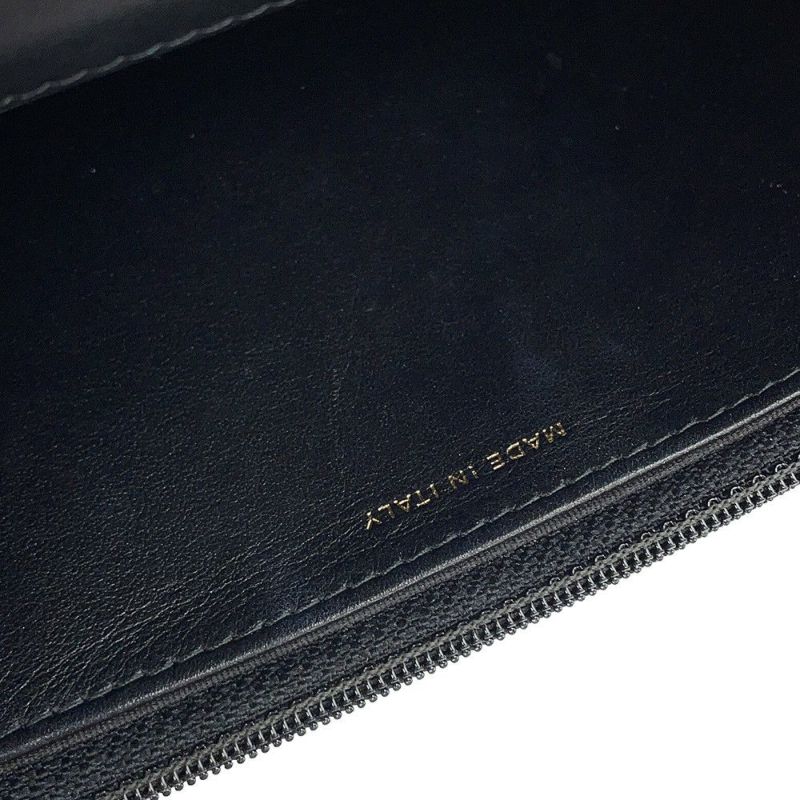 シャネル チェーンウォレット ボーイシャネル マトラッセ ココマーク キャビアスキン AP1117 CHANEL 財布 黒