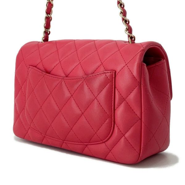 シャネル チェーンショルダーバッグ ミニ マトラッセ 20 ココマーク ラムスキン A69900 CHANEL