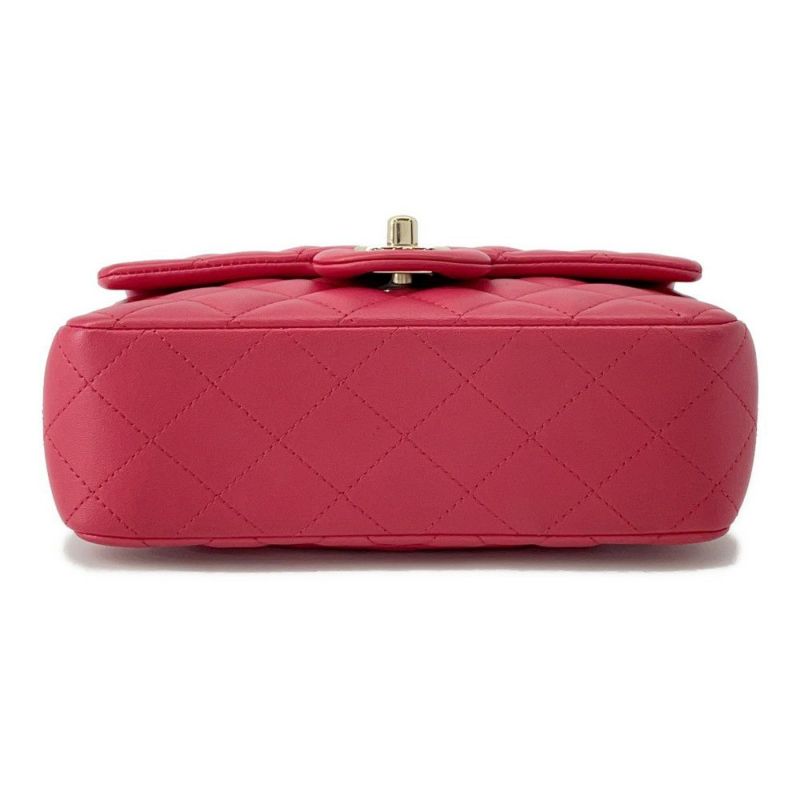 シャネル チェーンショルダーバッグ ミニ マトラッセ 20 ココマーク ラムスキン A69900 CHANEL