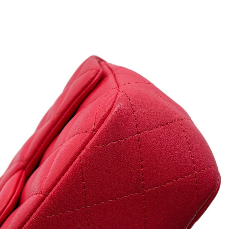 シャネル チェーンショルダーバッグ ミニ マトラッセ 20 ココマーク ラムスキン A69900 CHANEL