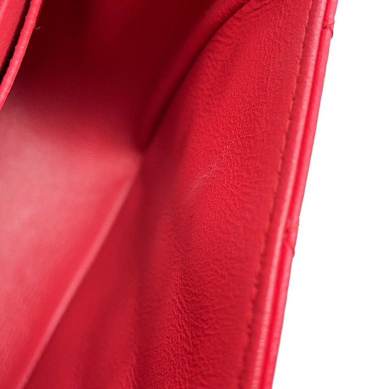 シャネル チェーンショルダーバッグ ミニ マトラッセ 20 ココマーク ラムスキン A69900 CHANEL