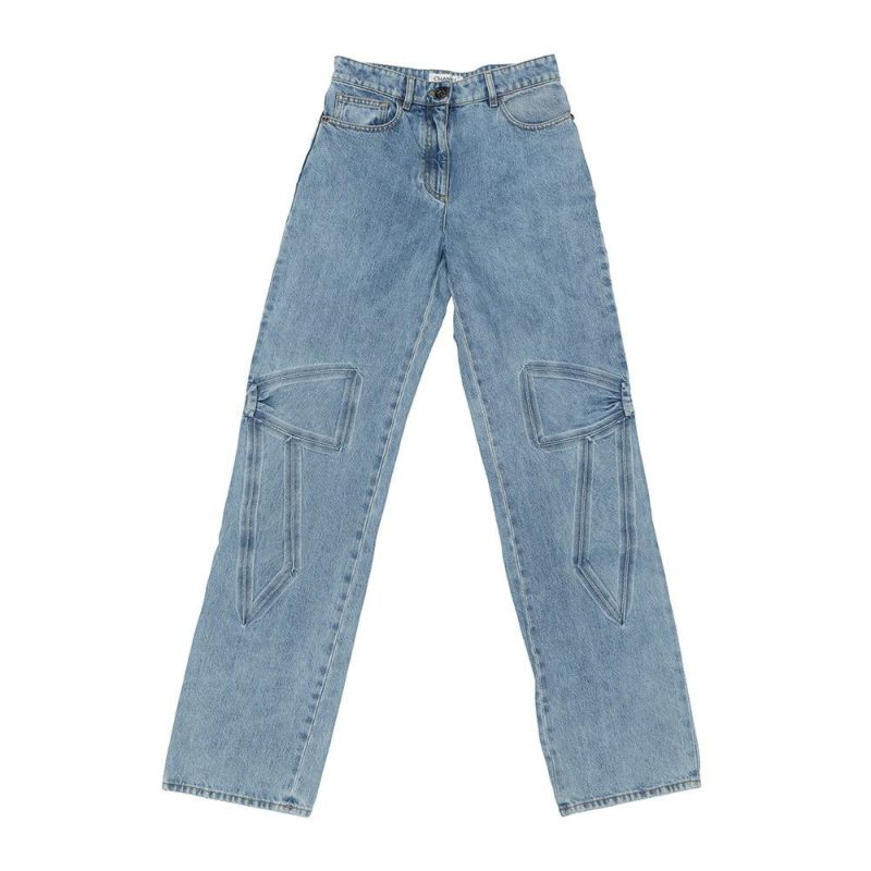 シャネル パンツ リボン デニム レディースサイズ34 P80580 CHANEL ボトムス