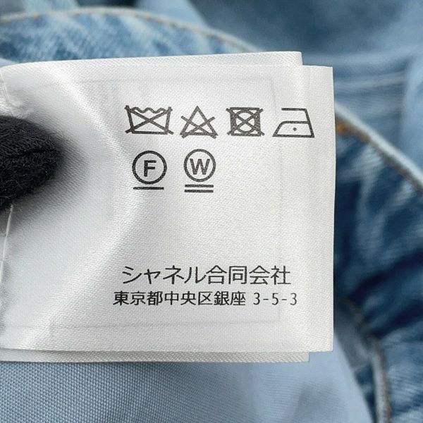 シャネル パンツ リボン デニム レディースサイズ34 P80580 CHANEL ボトムス