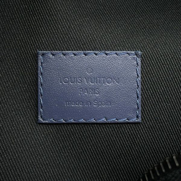 ルイヴィトン ボディバッグ モノグラム・シャドウ ディスカバリー・バムバッグPM M45729 ウエストバッグ 黒 ブラック