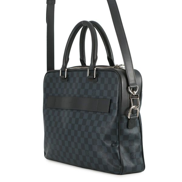 ルイヴィトン ビジネスバッグ ダミエ・コバルト ポルトドキュマン・ビジネス N41347 ヴィトン バッグ 2way ショルダー 黒 ブラック