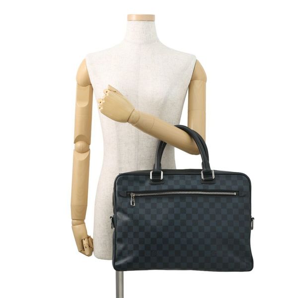 ルイヴィトン ビジネスバッグ ダミエ・コバルト ポルトドキュマン・ビジネス N41347 ヴィトン バッグ 2way ショルダー 黒 ブラック
