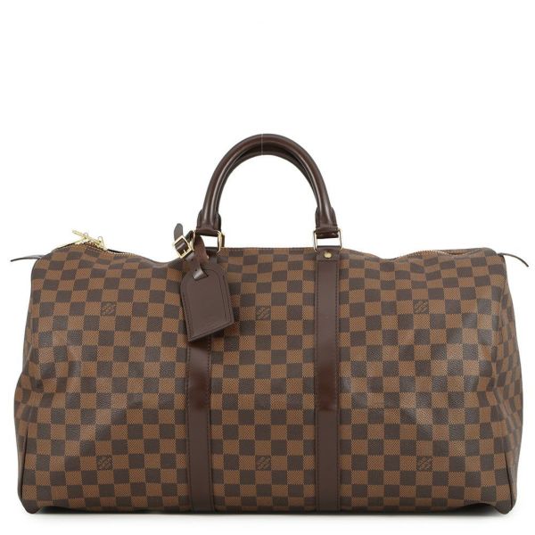 ルイヴィトン ボストンバッグ ダミエ・エベヌ キーポル 50 N41427 LOUIS VUITTON ヴィトン バッグ 旅行用バッグ トラベル