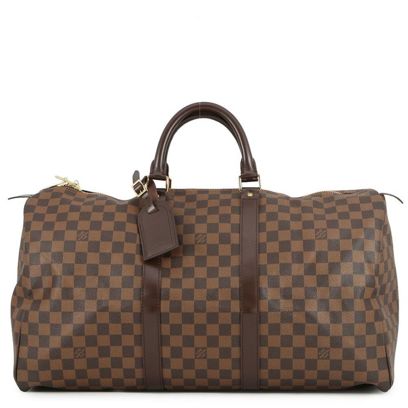 ルイヴィトン ボストンバッグ ダミエ・エベヌ キーポル 50 N41427 LOUIS VUITTON ヴィトン バッグ 旅行用バッグ トラベル