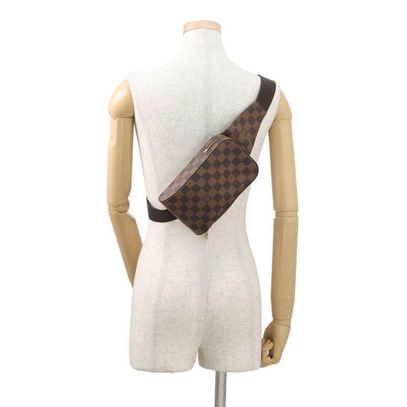 ルイヴィトン ボディバッグ ダミエ・エベヌ ジェロニモス N51994 LOUIS VUITTON ヴィトン ショルダーバッグ ウエストポーチ
