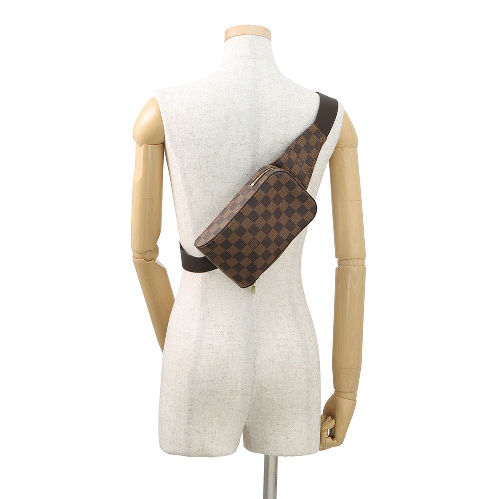 ルイヴィトン ボディバッグ ダミエ・エベヌ ジェロニモス N51994 LOUIS VUITTON ヴィトン ショルダーバッグ ウエストポーチ