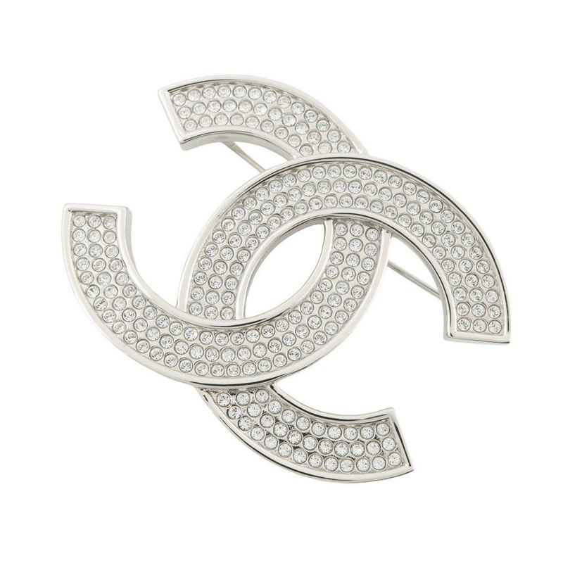 シャネル ブローチ ココマーク ラインストーン B25C CHANEL アクセサリー