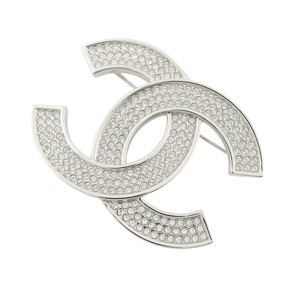 シャネル ブローチ ココマーク ラインストーン B25C CHANEL アクセサリー