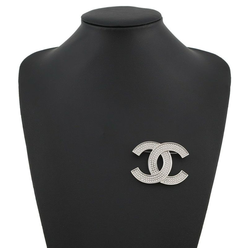 シャネル ブローチ ココマーク ラインストーン B25C CHANEL アクセサリー