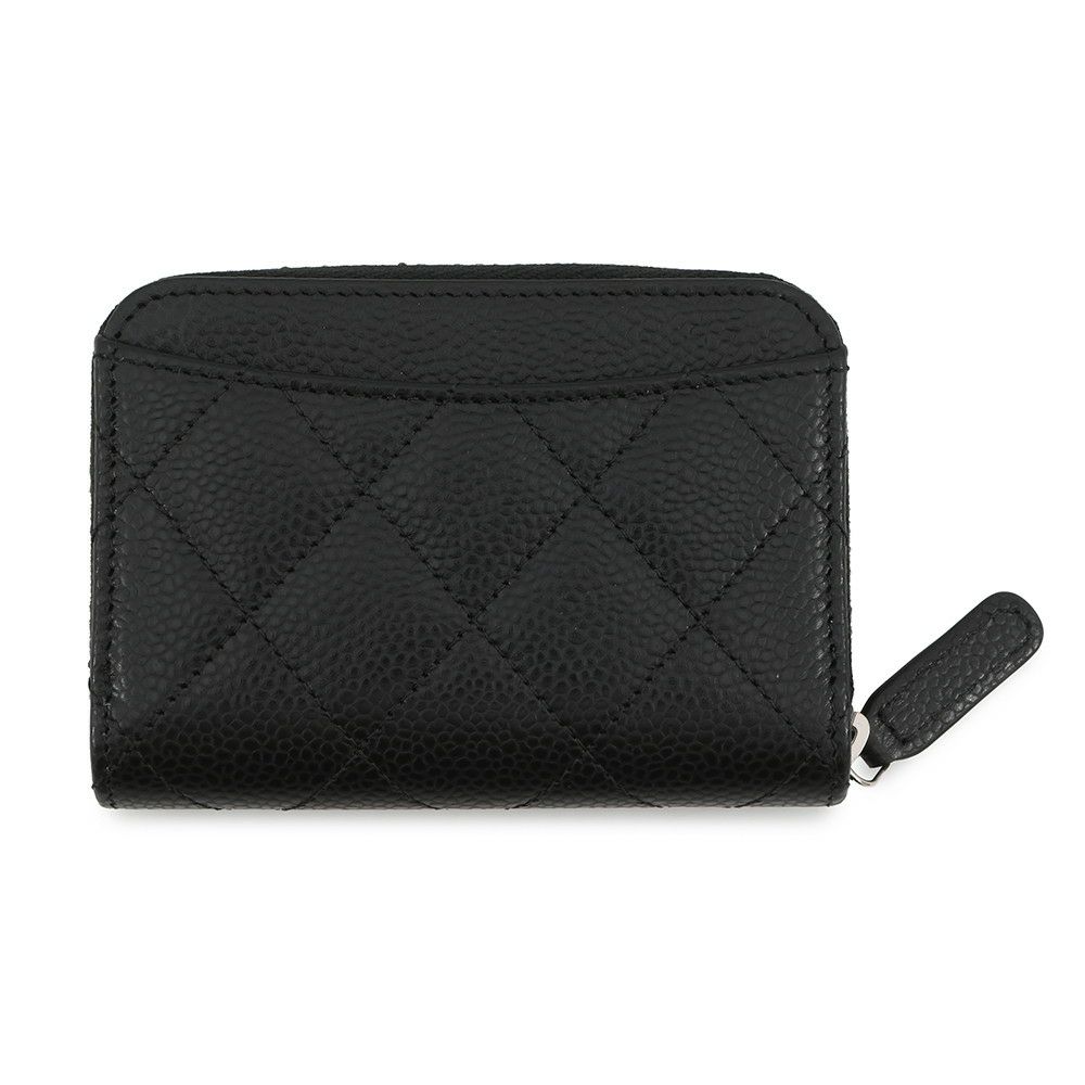 シャネル コインケース マトラッセ ココマーク キャビアスキン AP0216 CHANEL 財布 黒