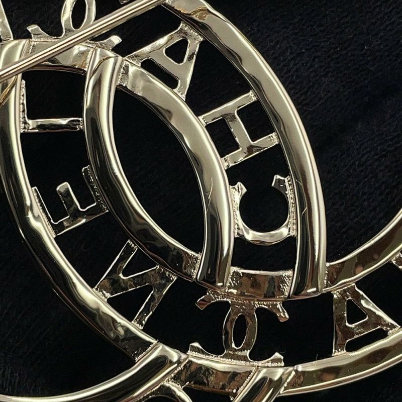 シャネル ブローチ ココマーク フェイクパール ラインストーン B25V AB4879 CHANEL アクセサリー