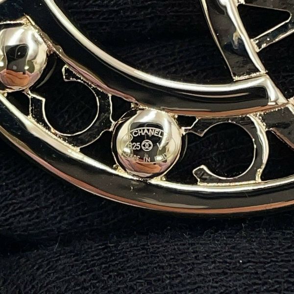 シャネル ブローチ ココマーク フェイクパール ラインストーン B25V AB4879 CHANEL アクセサリー