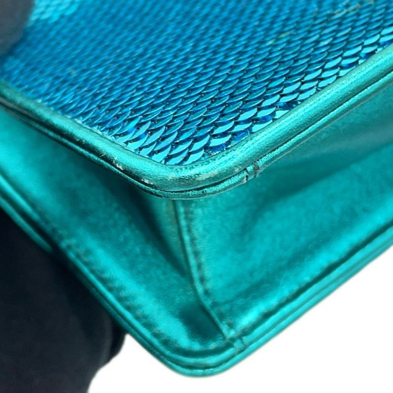 ミュウミュウ ハンドバッグ スパンコール レザー 5BD115 MIUMIU 2way