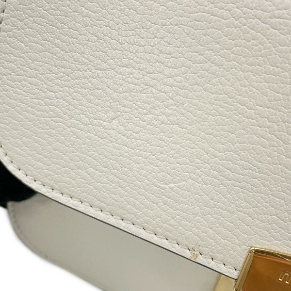 ミュウミュウ ショルダーバッグ マドラス レザー 5BD230 MIUMIU 白 2way