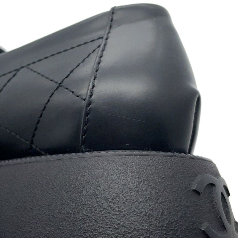 シャネル ローファー ココマーク カーフスキン レディースサイズ37 G45921 CHANEL 靴 黒 25/26年秋冬コレクション