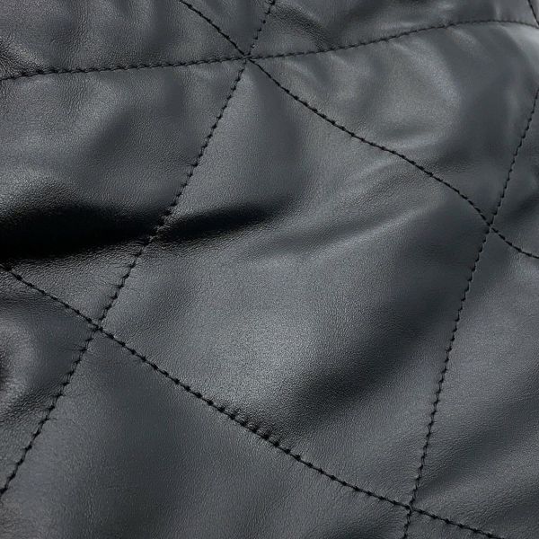 シャネル ハンドバッグ CHANEL 22 ミニ ココマーク シャイニーカーフレザー AS3980 CHANEL 2wayショルダーバッグ 黒