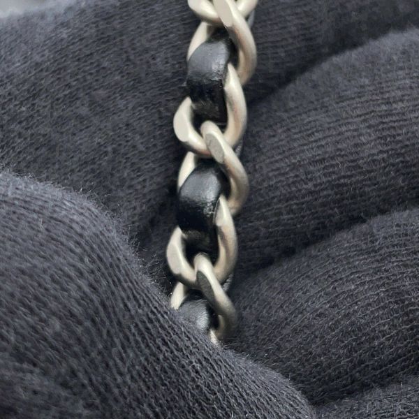 シャネル ハンドバッグ CHANEL 22 ミニ ココマーク シャイニーカーフレザー AS3980 CHANEL 2wayショルダーバッグ 黒