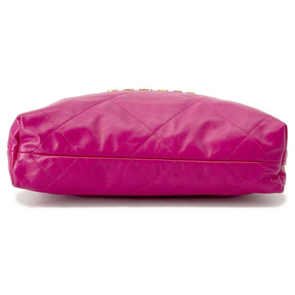 シャネル ハンドバッグ CHANEL 22 マトラッセ スモール シャイニーカーフレザー AS3260 ポーチ付き