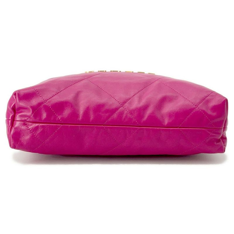 シャネル ハンドバッグ CHANEL 22 マトラッセ スモール シャイニーカーフレザー AS3260 ポーチ付き