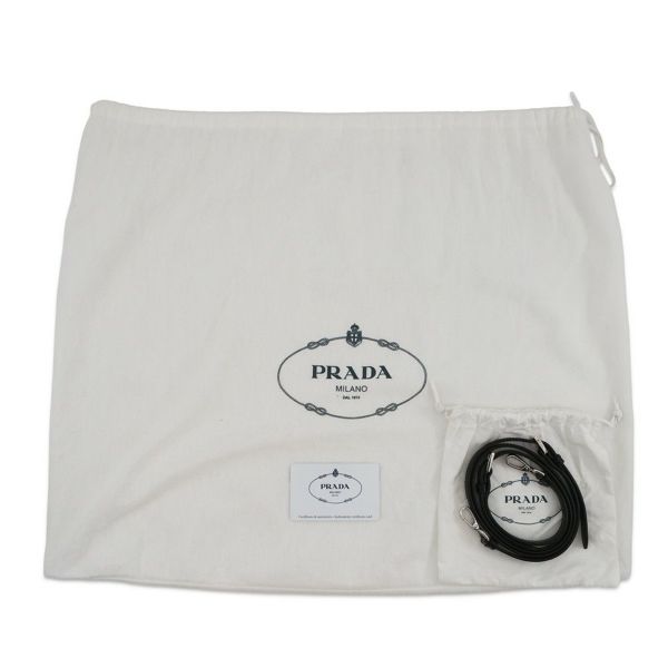 プラダ トートバッグ トライアングル ロゴ 1BA332 PRADA 2way 黒