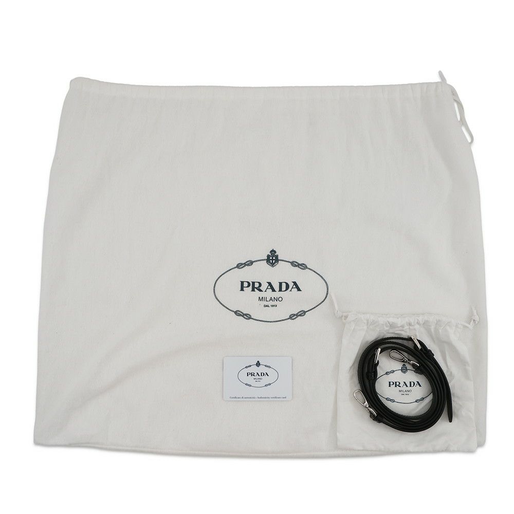 プラダ トートバッグ トライアングル ロゴ 1BA332 PRADA 2way 黒