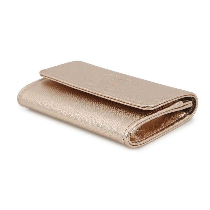 シャネル カードケース ココマーク メタリックグレインドカーフスキン AP4705 CHANEL 名刺入れ 2025/26年 クルーズ コレクション