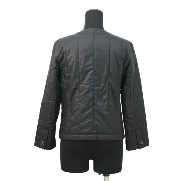 シャネル ダウンジャケット ココボタン ノーカラー キルティング レディースサイズ36 P46944 CHANEL 黒