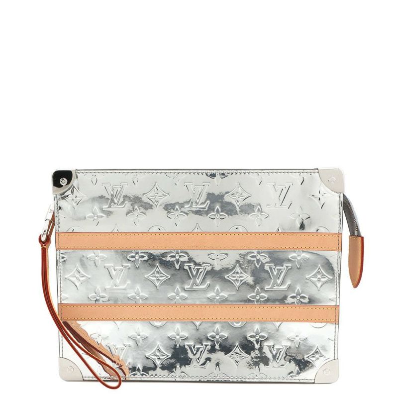 ルイヴィトン クラッチバッグ モノグラム・ミラー トランク・ポシェット M80807 LOUIS VUITTON バッグ 2021秋冬ショー
