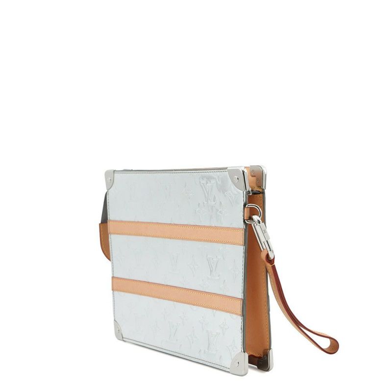 ルイヴィトン クラッチバッグ モノグラム・ミラー トランク・ポシェット M80807 LOUIS VUITTON バッグ 2021秋冬ショー