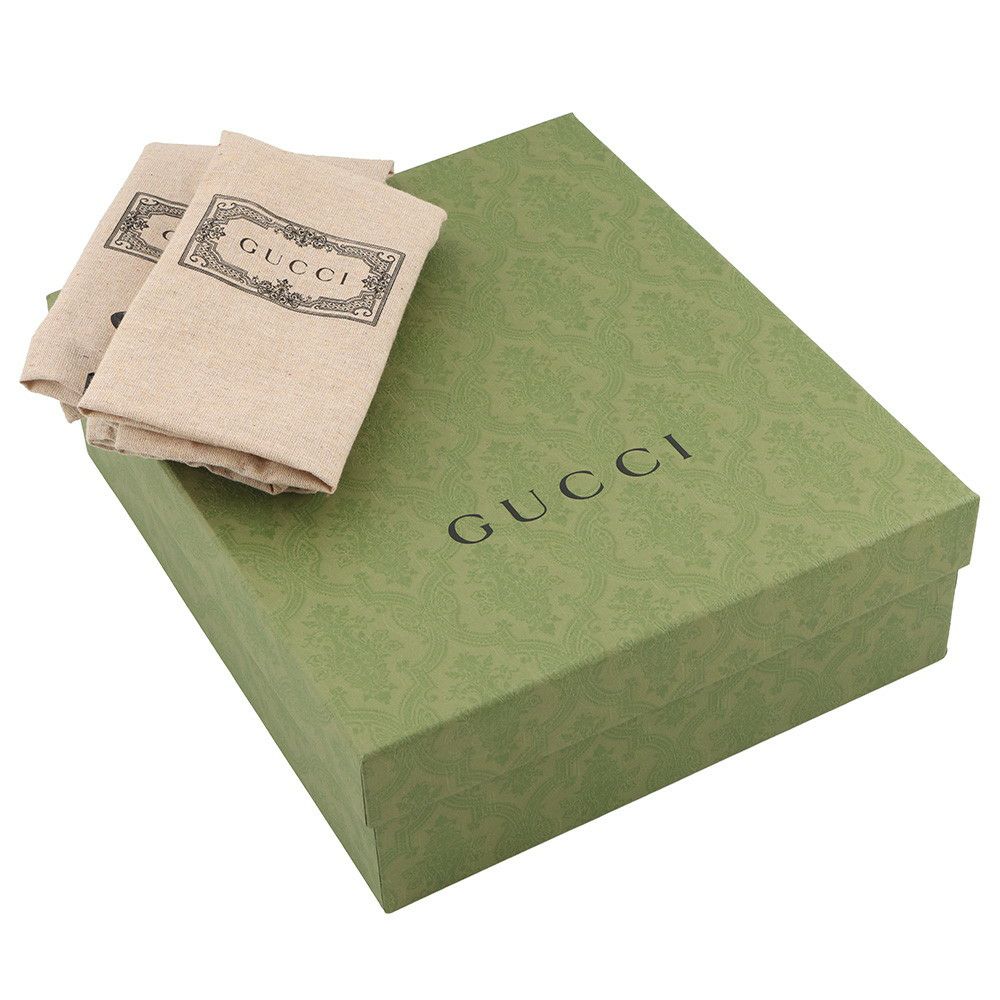 グッチ ブーツ ジャンボGG GGマーモント アンクル GGキャンバス/レザー レディースサイズ34 1/2 678984 GUCCI 靴 黒