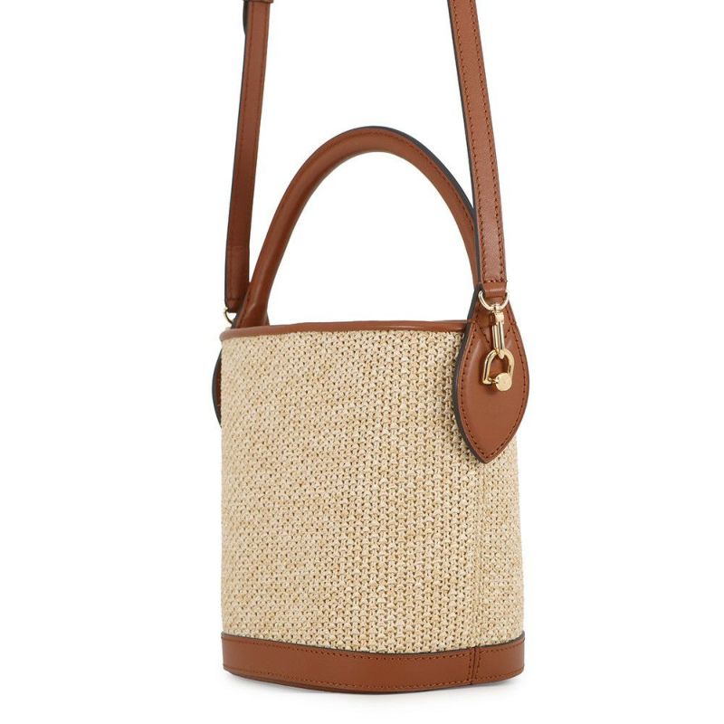 ルイヴィトン ハンドバッグ ラフィア/レザー プティ・バケット M59962 LOUIS VUITTON ヴィトン バッグ 2way ショルダー