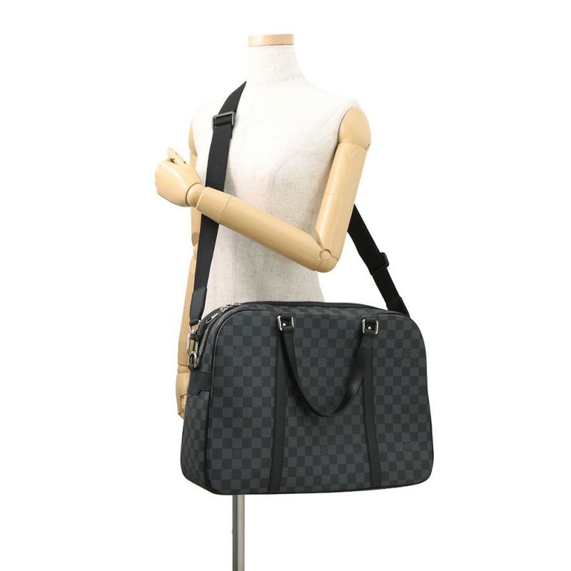 ルイヴィトン ビジネスバッグ ダミエ・グラフィット ヨーン N48118 ヴィトン バッグ 書類バッグ ブリーフケース メンズ 黒 ブラック